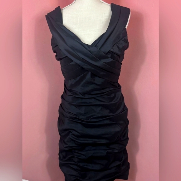 Dresses & Skirts - Womens size 16 Black Ruched off shoulder Sheath dressPlus Size